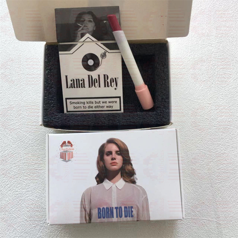 Lana Del Rey Lipstick Set, Personalized Christmas Gifts, Lana Del Rey Poster Cigarette Box