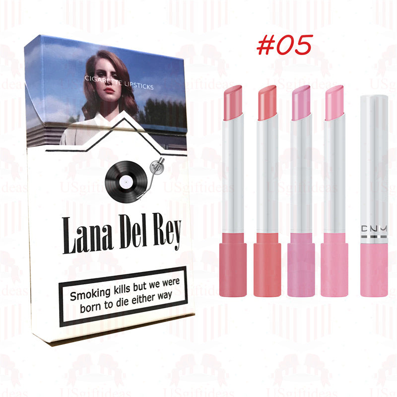 Lana Del Rey Lipstick Set, Personalized Christmas Gifts, Lana Del Rey Poster Cigarette Box
