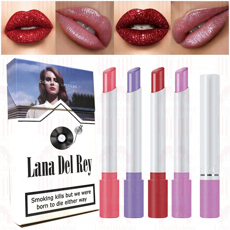 Lana Del Rey Lipstick Set, Personalized Christmas Gifts, Lana Del Rey Poster Cigarette Box