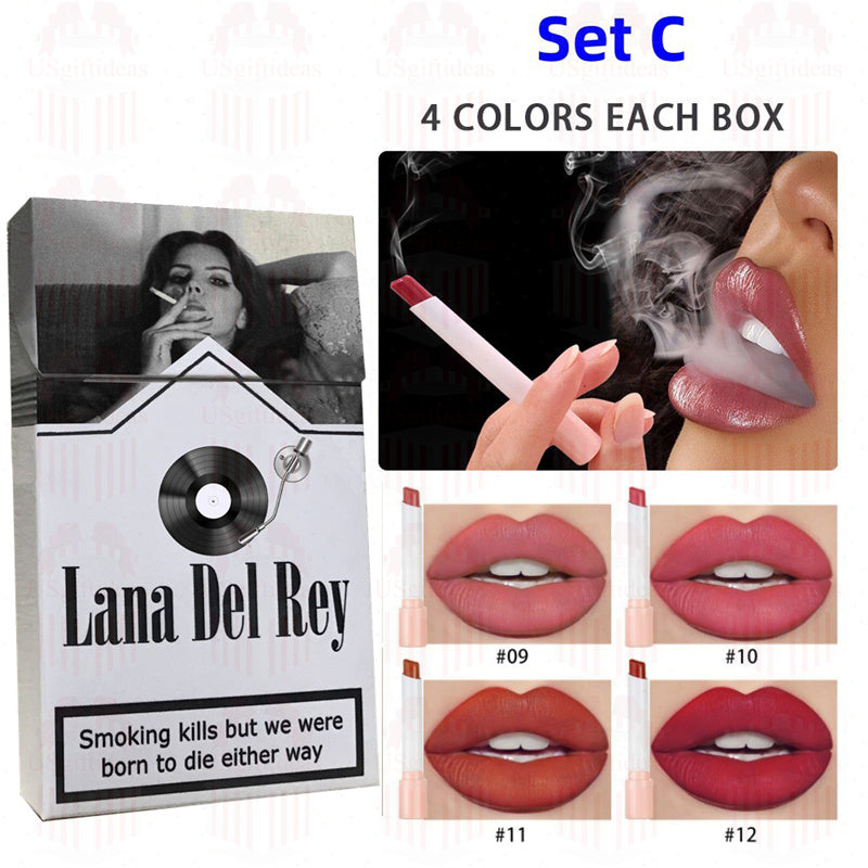 Lana Del Rey Lipstick Set, Personalized Christmas Gifts, Lana Del Rey Poster Cigarette Box