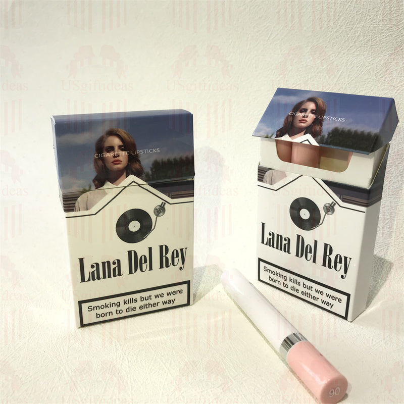 Lana Del Rey Lipstick Set, Personalized Christmas Gifts, Lana Del Rey Poster Cigarette Box