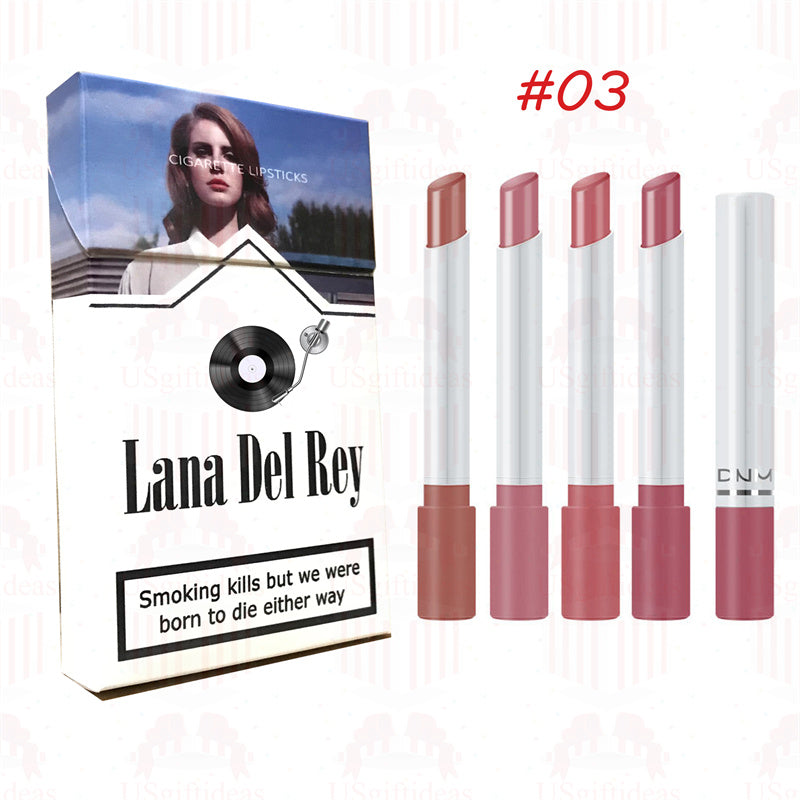 Lana Del Rey Lipstick Set, Personalized Christmas Gifts, Lana Del Rey Poster Cigarette Box