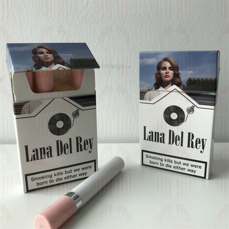 Lana Del Rey Lipstick Set, Personalized Christmas Gifts, Lana Del Rey Poster Cigarette Box