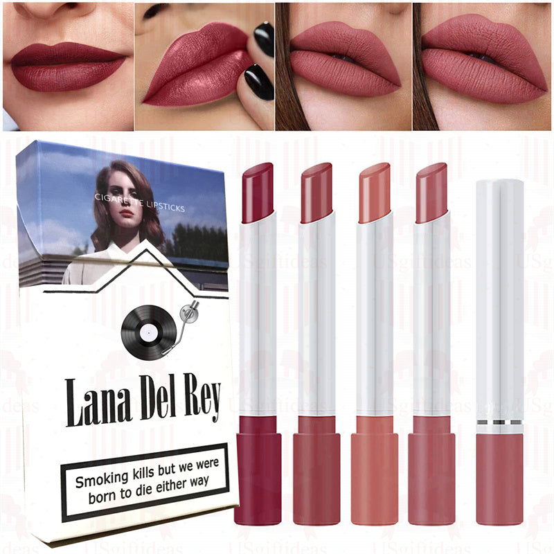 Lana Del Rey Lipstick Set, Personalized Christmas Gifts, Lana Del Rey Poster Cigarette Box
