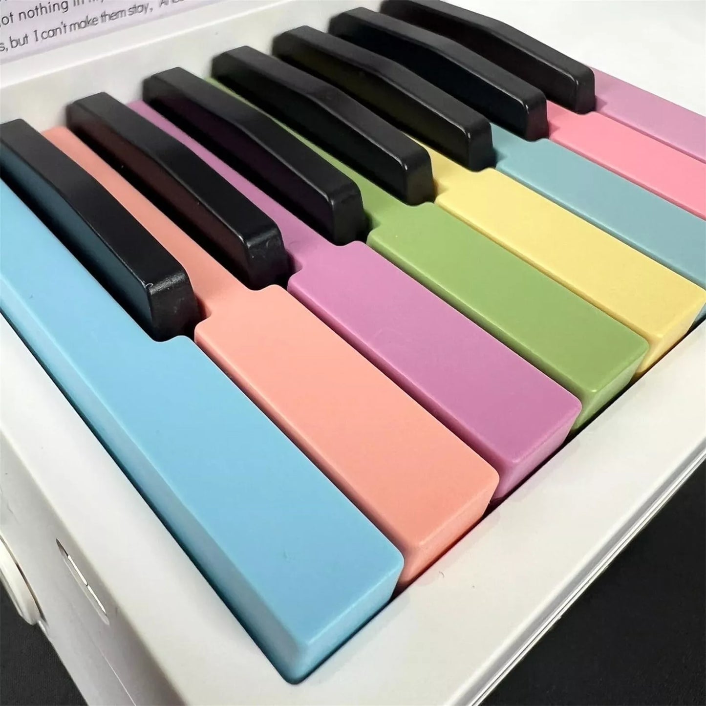 Taylor Piano Calendar 2025 Playable Mini Piano Calendar Desktop with 27 Music Calendar Cards 52 Swiftie Songs Gift for Fans