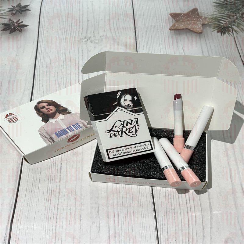 Lana Del Rey Lipstick Matte Glossy Tube Lipstick 24 Hour Lasting Lip Tint