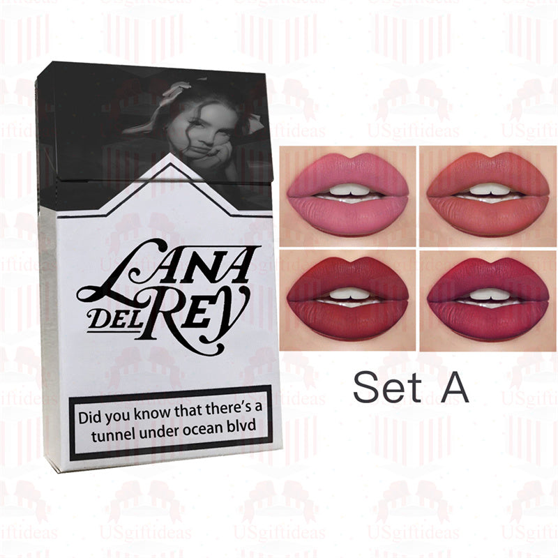 Lana Del Rey Lipstick Matte Glossy Tube Lipstick 24 Hour Lasting Lip Tint