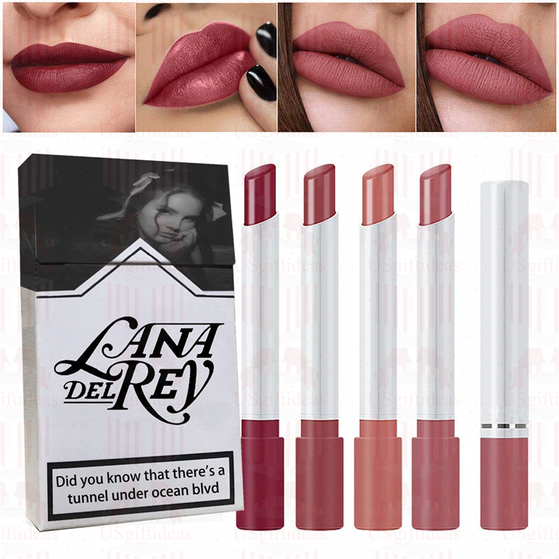Lana Del Rey Lipstick Matte Glossy Tube Lipstick 24 Hour Lasting Lip Tint