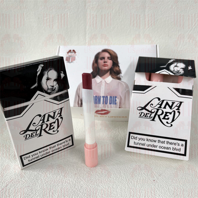 Lana Del Rey Lipstick Matte Glossy Tube Lipstick 24 Hour Lasting Lip Tint