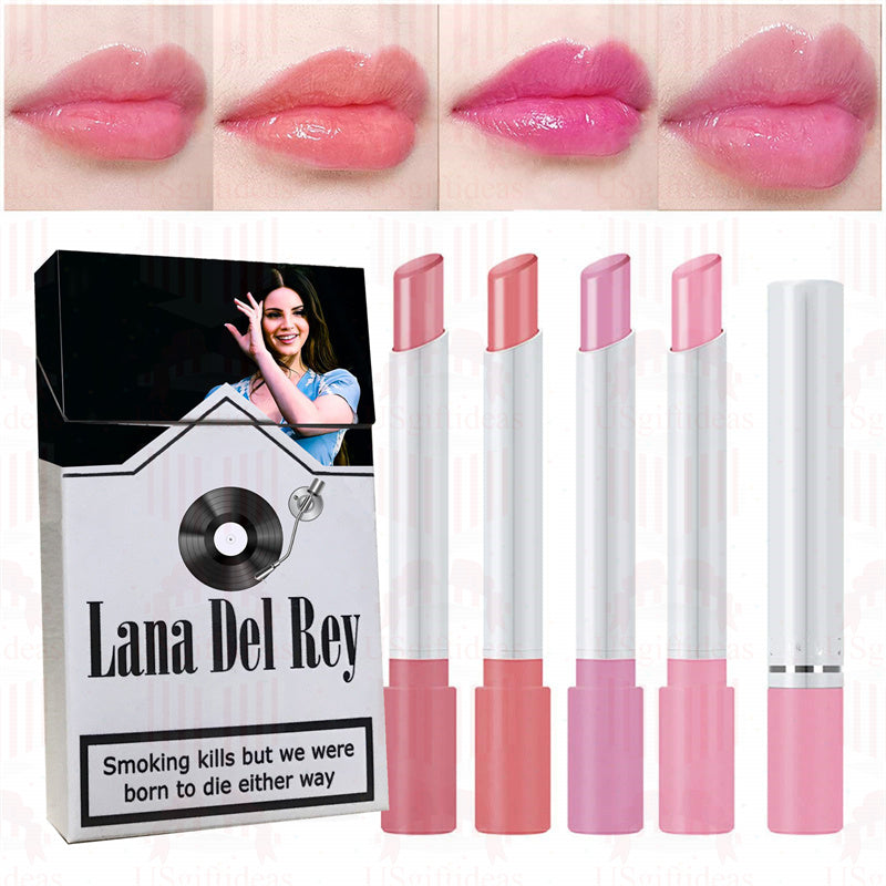 Lana Del Rey Lipstick Set, Personalized Christmas Gifts, Lana Del Rey Poster Cigarette Box