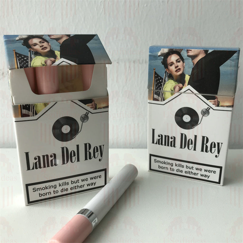 Lana Del Rey Lipstick Set, Personalized Christmas Gifts, Lana Del Rey Poster Cigarette Box