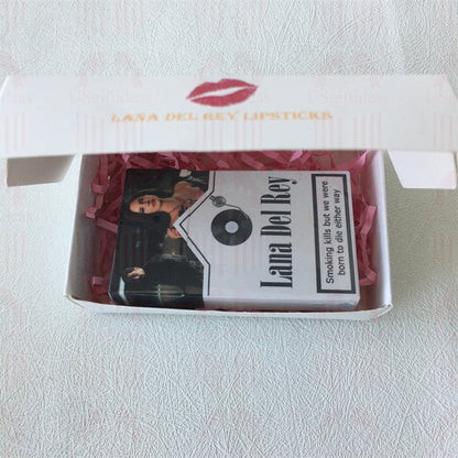 Lana Del Rey Lipstick Set, Personalized Christmas Gifts, Lana Del Rey Poster Cigarette Box