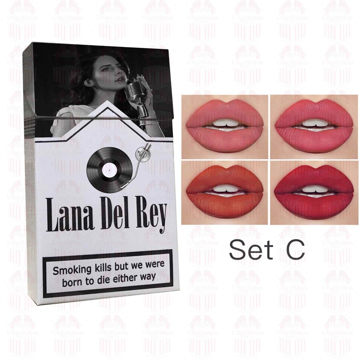 Lana Del Rey Lipstick Cigarettes Glossy Little Smoke Tube Cigarette Lipstick