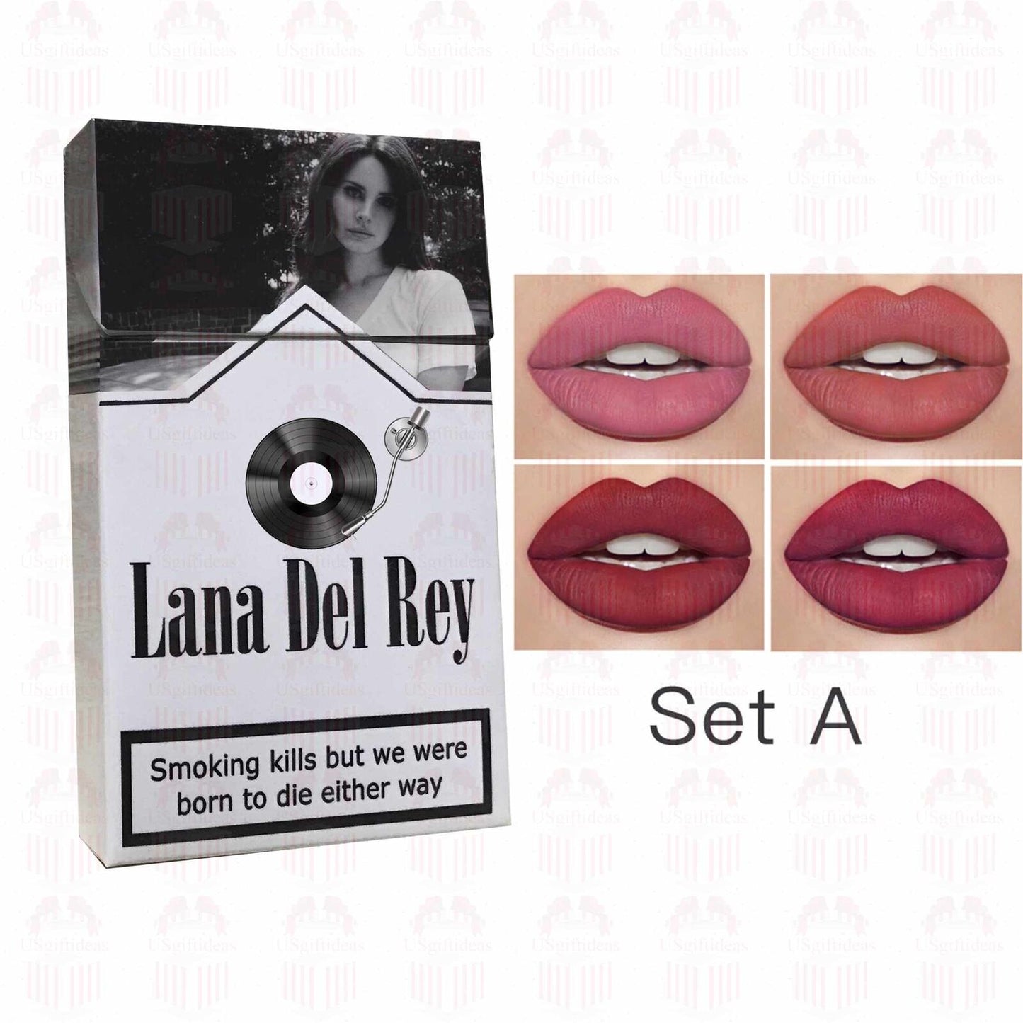 Lana Del Rey Lipstick Cigarettes Glossy Little Smoke Tube Cigarette Lipstick