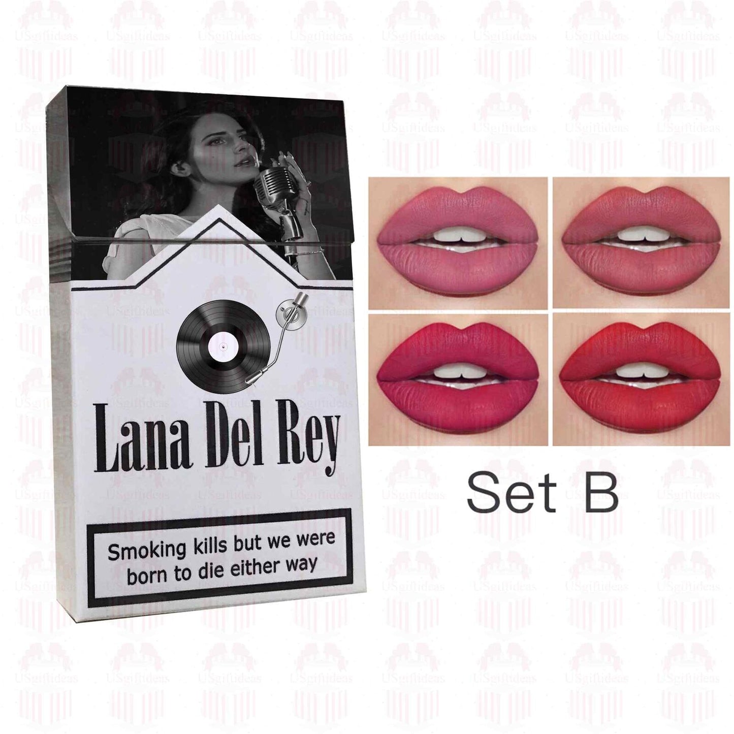 Lana Del Rey Lipstick Cigarettes Glossy Little Smoke Tube Cigarette Lipstick