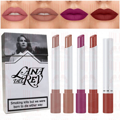 Lana Del Rey Lipstick Matte Glossy Tube Lipstick 24 Hour Lasting Lip Tint