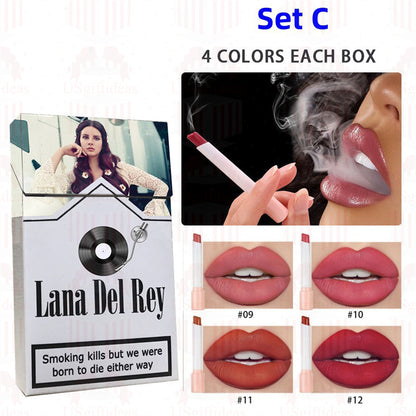 Lana Del Rey Lipstick Set, Personalized Christmas Gifts, Lana Del Rey Poster Cigarette Box