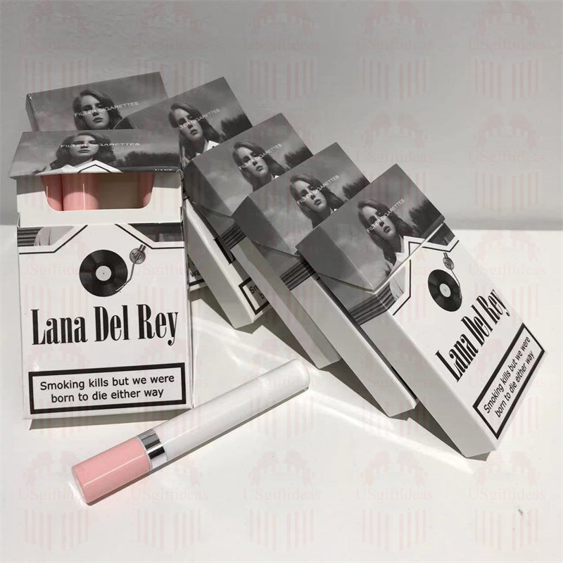 Lana Del Rey Lipstick Set, Personalized Christmas Gifts, Lana Del Rey Poster Cigarette Box