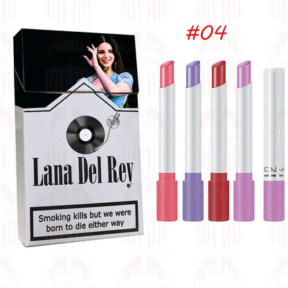 Lana Del Rey Lipstick Set, Personalized Christmas Gifts, Lana Del Rey Poster Cigarette Box