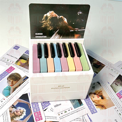 Taylor Swift Piano Calendar 2024 with Music Sheets