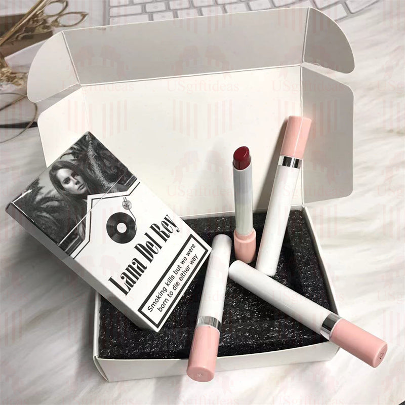 Lana Del Rey Lipstick Set, Personalized Christmas Gifts, Lana Del Rey Poster Cigarette Box