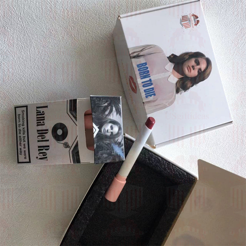 Lana Del Rey Lipstick Set, Personalized Christmas Gifts, Lana Del Rey Poster Cigarette Box