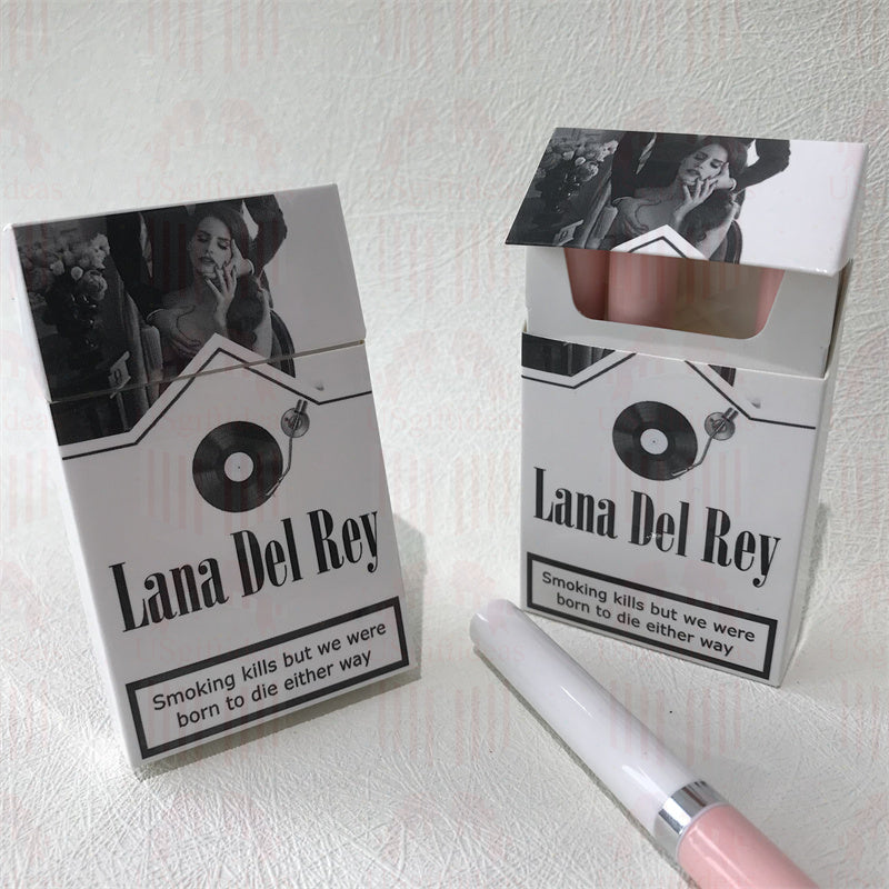 Lana Del Rey Lipstick Set, Personalized Christmas Gifts, Lana Del Rey Poster Cigarette Box