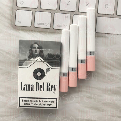 Lana Del Rey Lipstick Set, Personalized Christmas Gifts, Lana Del Rey Poster Cigarette Box