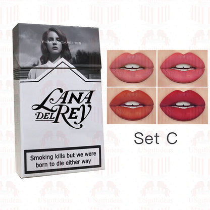 Lana Del Rey Lipstick Matte Glossy Tube Lipstick 24 Hour Lasting Lip Tint