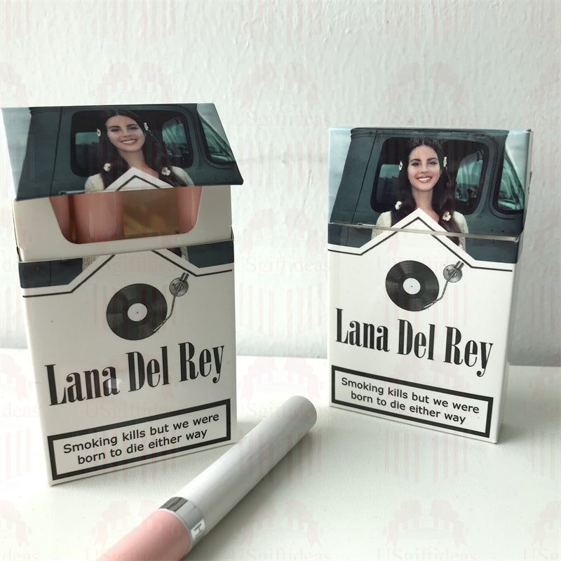 Lana Del Rey Lipstick Set, Personalized Christmas Gifts, Lana Del Rey Poster Cigarette Box