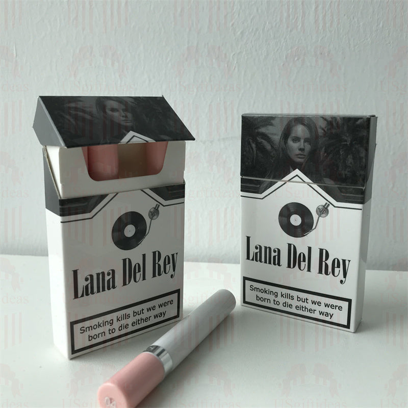 Lana Del Rey Lipstick Set, Personalized Christmas Gifts, Lana Del Rey Poster Cigarette Box