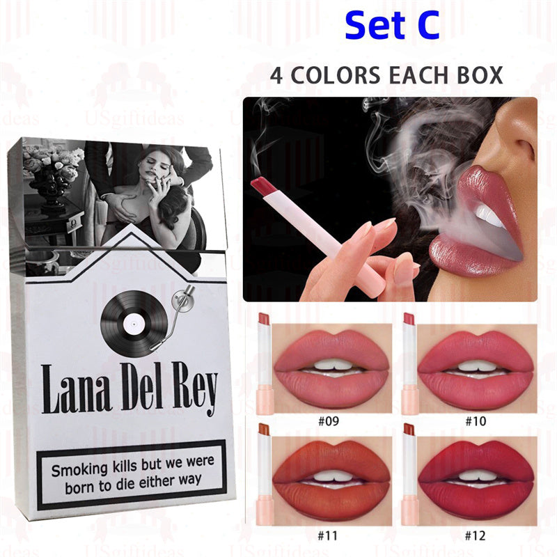 Lana Del Rey Lipstick Set, Personalized Christmas Gifts, Lana Del Rey Poster Cigarette Box