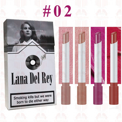 Lana Del Rey Lipstick Set, Personalized Christmas Gifts, Lana Del Rey Poster Cigarette Box