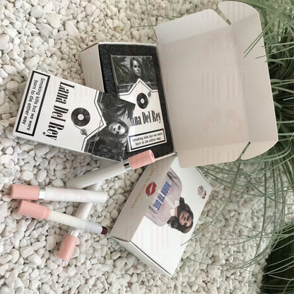 Lana Del Rey Lipstick Set, Personalized Christmas Gifts, Lana Del Rey Poster Cigarette Box