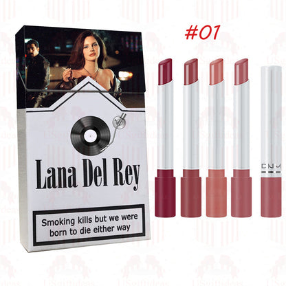 Lana Del Rey Lipstick Set, Personalized Christmas Gifts, Lana Del Rey Poster Cigarette Box