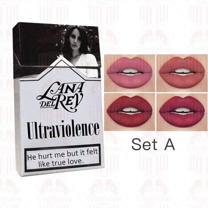 Lana Del Rey Lipstick Matte Glossy Tube Lipstick 24 Hour Lasting Lip Tint