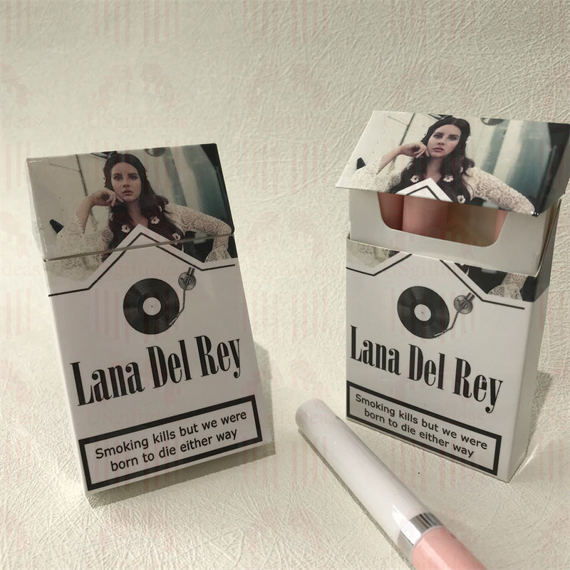 Lana Del Rey Lipstick Set, Personalized Christmas Gifts, Lana Del Rey Poster Cigarette Box