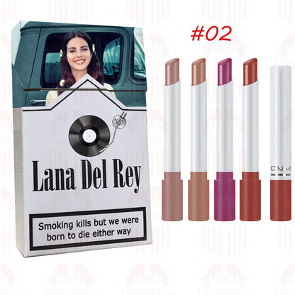 Lana Del Rey Lipstick Set, Personalized Christmas Gifts, Lana Del Rey Poster Cigarette Box