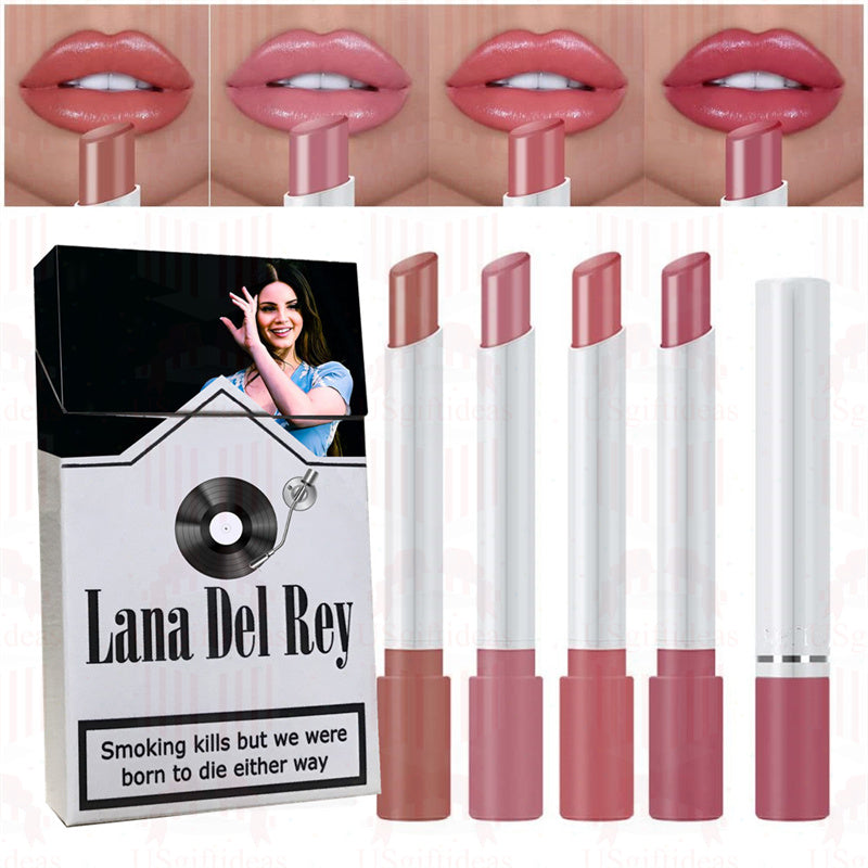 Lana Del Rey Lipstick Set, Personalized Christmas Gifts, Lana Del Rey Poster Cigarette Box