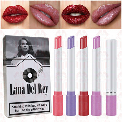 Lana Del Rey Lipstick Set, Personalized Christmas Gifts, Lana Del Rey Poster Cigarette Box