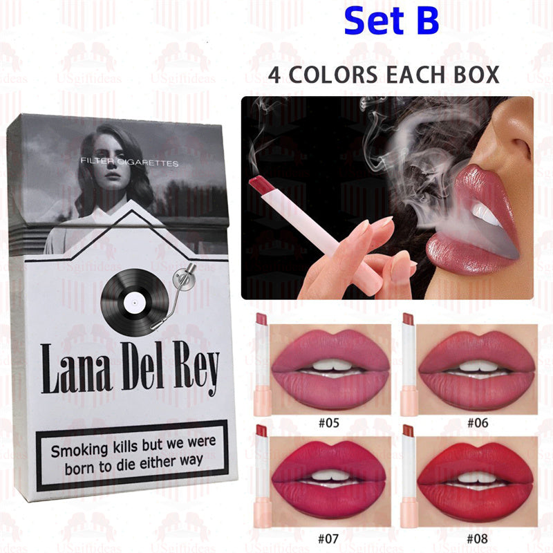 Lana Del Rey Lipstick Set, Personalized Christmas Gifts, Lana Del Rey Poster Cigarette Box