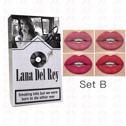 Lana Del Rey Lipstick Matte Glossy Tube Lipstick 24 Hour Lasting Lip Tint