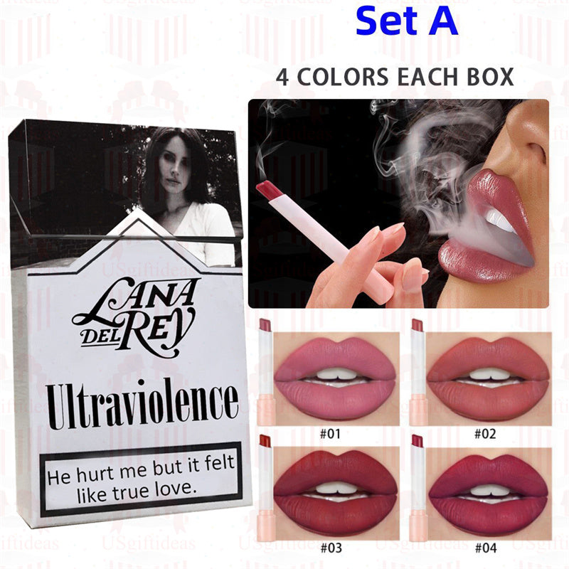 Lana Del Rey Lipstick Matte Glossy Tube Lipstick 24 Hour Lasting Lip Tint