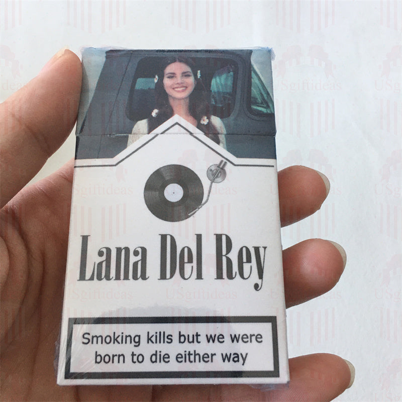 Lana Del Rey Lipstick Set, Personalized Christmas Gifts, Lana Del Rey Poster Cigarette Box