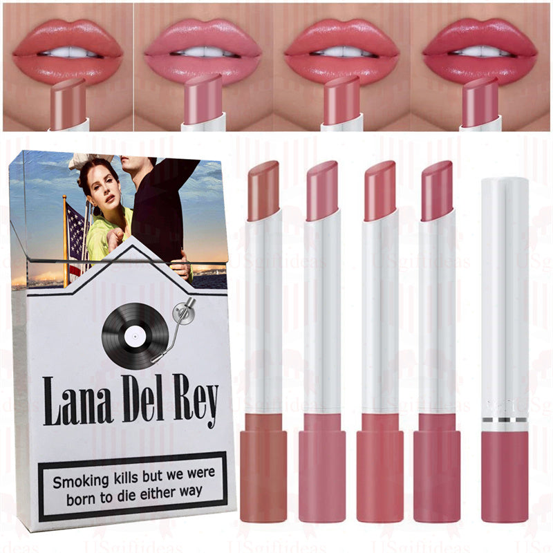 Lana Del Rey Lipstick Set, Personalized Christmas Gifts, Lana Del Rey Poster Cigarette Box