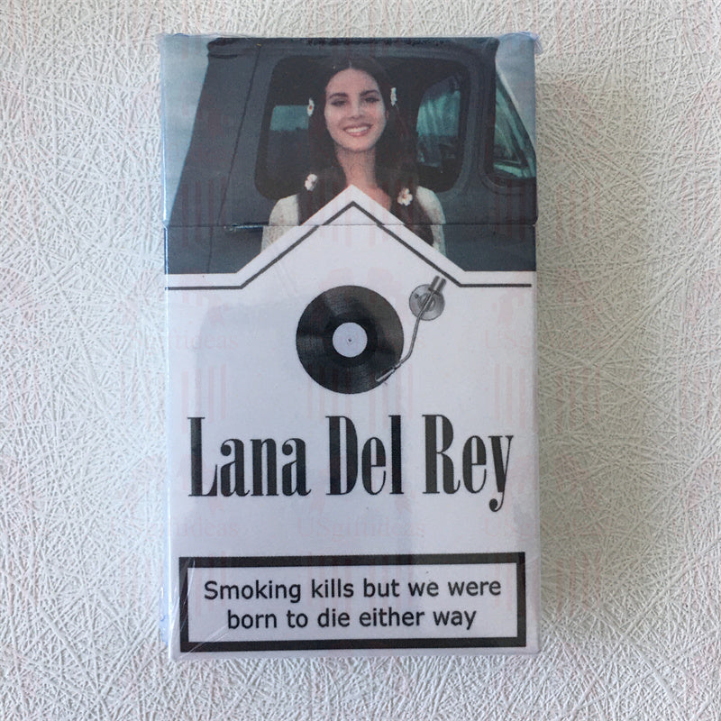 Lana Del Rey Lipstick Set, Personalized Christmas Gifts, Lana Del Rey Poster Cigarette Box