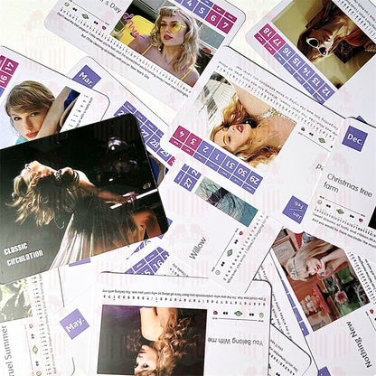 Taylor Swift Piano Calendar 2024 with Music Sheets