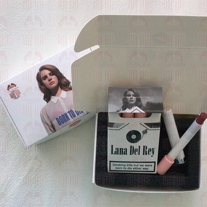 Lana Del Rey Lipstick Set, Personalized Christmas Gifts, Lana Del Rey Poster Cigarette Box