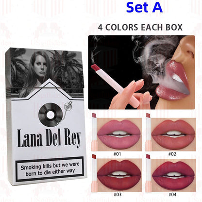 Lana Del Rey Lipstick Set, Personalized Christmas Gifts, Lana Del Rey Poster Cigarette Box