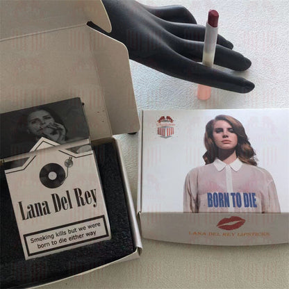 Lana Del Rey Lipstick Set, Personalized Christmas Gifts, Lana Del Rey Poster Cigarette Box